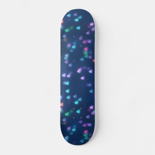 Bokeh Hearts Persoonlijk Skateboard (Voorkant)
