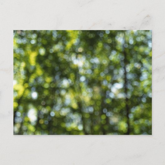 Bokeh in het voorjaar briefkaart (Voorkant)