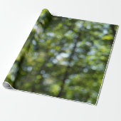 Bokeh in het voorjaar cadeaupapier (Uitgerold)