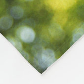 Bokeh in het voorjaar fleece deken (Hoek)