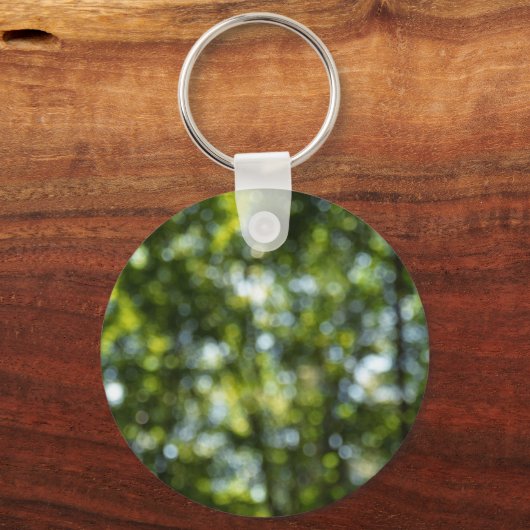 Bokeh in het voorjaar sleutelhanger (Voorkant)