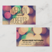 Bokeh | Kleurig Visitekaartje (Voorkant / Achterkant)