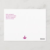 Bokeh licht Diwali lamp Briefkaart (Achterkant)