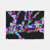 Bokeh-lichten Fleece Deken (Voorkant (Horizontaal))