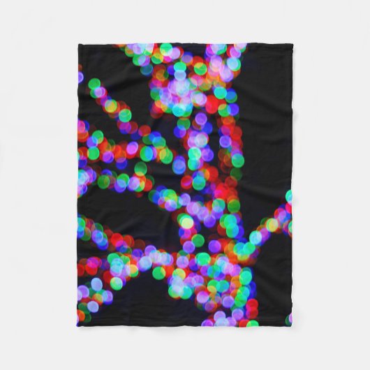 Bokeh-lichten Fleece Deken (Voorkant)