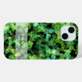 Bokeh lichten in tinten groen Case-Mate iPhone case (Achterkant (horizontaal))