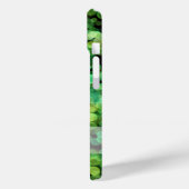 Bokeh lichten in tinten groen Case-Mate iPhone case (Achterkant / Links)