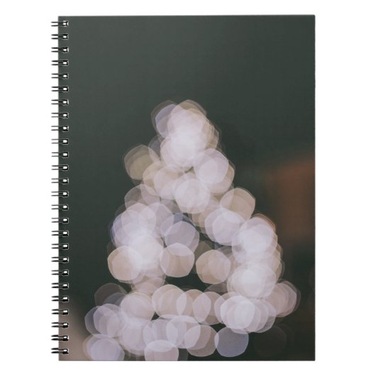 Bokeh-lichten Notitieboek (Voorkant)