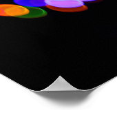 Bokeh-lichten Poster (Hoek)