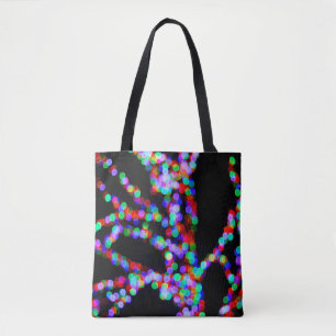 Bokeh-lichten Tote Bag