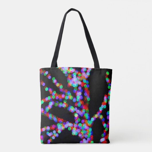 Bokeh-lichten Tote Bag (Achterkant)
