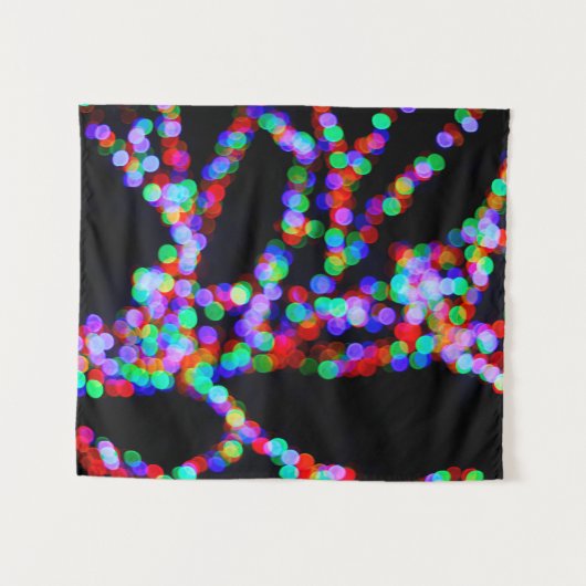 Bokeh-lichten Wandkleed (Voorkant (horizontaal))