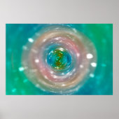 Bokeh light, het schijnen van blur vleklichten op  poster (Voorkant)