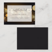 Bokeh Lights Vrijgezellenfeest Raffle Ticket Informatiekaartje (Voorkant / Achterkant)