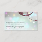 Bokeh Lights | Wijnhoudende zeugen Visitekaartje (Achterkant)