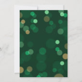 Bokeh Lucky St. Patrick's Day-viering Kaart (Achterkant)