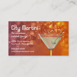 Bokeh Martini Visitekaartje