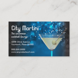Bokeh Martini Visitekaartje