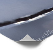 Bokeh Moon Rise Over Snow Ice Winter Poster (Hoek)