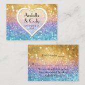 Bokeh Movie Premier Ticket Stijl Goud Roze Sparkle (Voorkant / Achterkant)