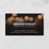 Bokeh | Nachtverlichting Visitekaartje (Achterkant)