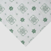 Bokeh Navidad Decoratieve Snowflakes Tissuepapier (Detail)