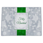 Bokeh Navidad Groot Cadeauzakje (Voorkant)