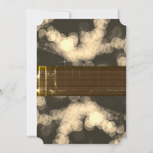 Bokeh Nurse Stethoscope EKG Graduation Party Kaart (Achterkant)