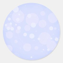 Bokeh Paarse cirkels Ronde Sticker