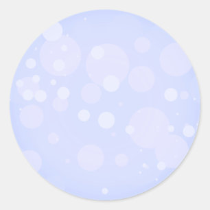 Bokeh Paarse cirkels Ronde Sticker