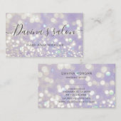 bokeh pastel kristal luxueus Visitekaartje (Voorkant / Achterkant)