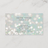 bokeh pastel kristal luxueus Visitekaartje (Achterkant)
