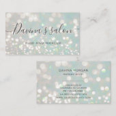 bokeh pastel kristal luxueus Visitekaartje (Voorkant / Achterkant)