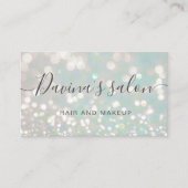 bokeh pastel kristal luxueus Visitekaartje (Voorkant)