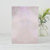 Bokeh Pastel Paars Pink Lavender Abstract Kaart (Staand voorkant)