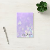 Bokeh Post It Notes 4x6 (Paars) (Kantoor)