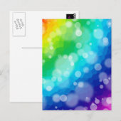 Bokeh Rainbow Pattern Briefkaart (Voorkant / Achterkant)