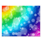 Bokeh Rainbow Pattern Foto Afdruk (Voorkant)