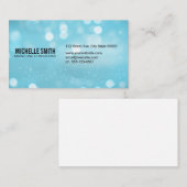 Bokeh-schuineglans-achtergrond Visitekaartje (Voorkant / Achterkant)