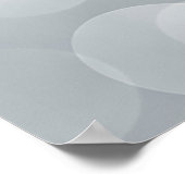 Bokeh Silver Grijze overlay Poster (Hoek)