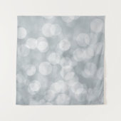 Bokeh Silver Grijze overlay Wandkleed (Voorkant (horizontaal))