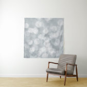 Bokeh Silver Grijze overlay Wandkleed (In Situ (horizontaal))