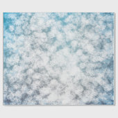 Bokeh Snowflake Glitter Sparkle Cadeaupapier (Vlak)