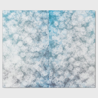 Bokeh Snowflake Glitter Sparkle Cadeaupapier