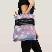 Bokeh, sprankelende lichten, trendy, evenementenpl tote bag (Dichtbij)