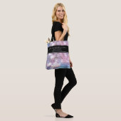 Bokeh, sprankelende lichten, trendy, evenementenpl tote bag (Op model)