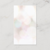 Bokeh Spray Bottle House Cleaning Logo Business Visitekaartje (Achterkant)