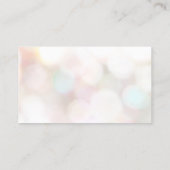 Bokeh Spray Bottle House Cleaning Logo Business Visitekaartje (Achterkant)