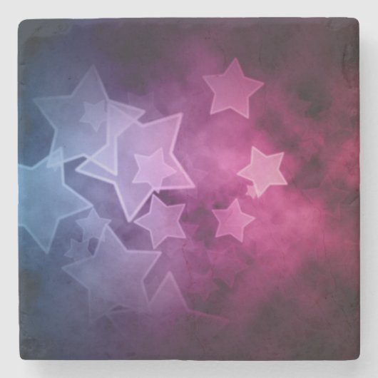 Bokeh Stars Stone Onderzetters (Voorkant)