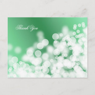 Bokeh stijl textuur. Dank je. Briefkaart
